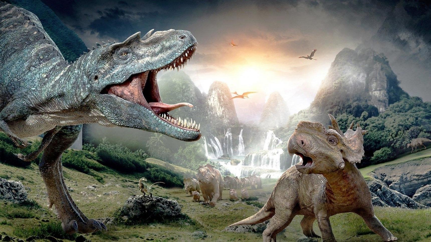 Fondo de pantalla de la película Caminando con dinosaurios en PeliculasYonkis gratis